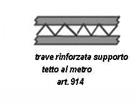 Trave tetto rinforzata art 914