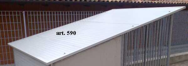 Pannello copertura coibentata recinto piccolo art. 590