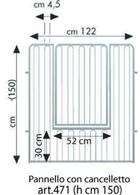 Pannello con cancellino Minibox art. 471