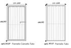 Pannello cancello tubi paralleli linea BigBox  art. 902T